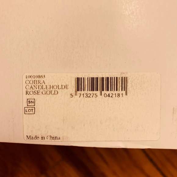 Georg Jensen 18k Rose Gold Medium Candleholder Set - Picture 6 of 8